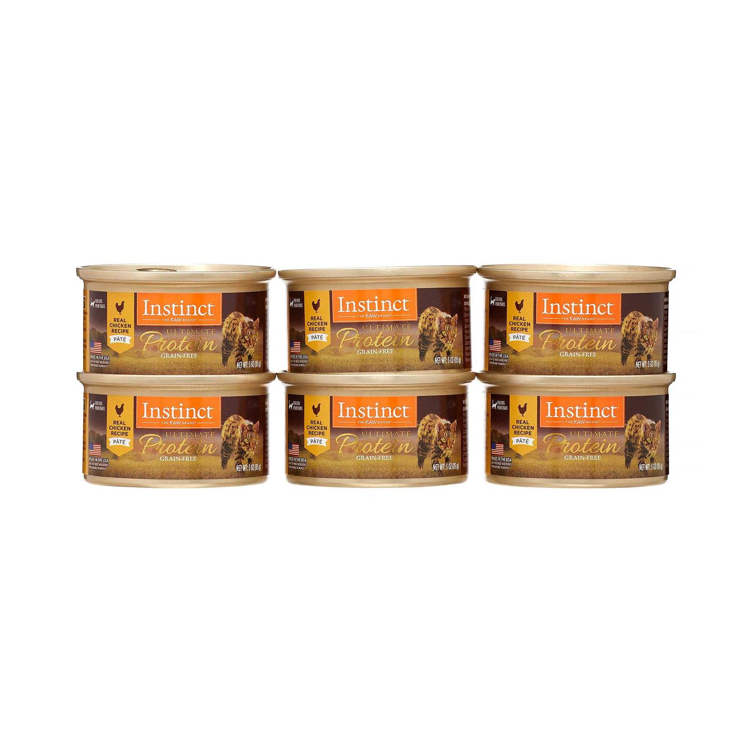 Instinct Ultimate Protein Grain Free Real Chicken Recipe Natural Wet Canned Cat Food - Healthber