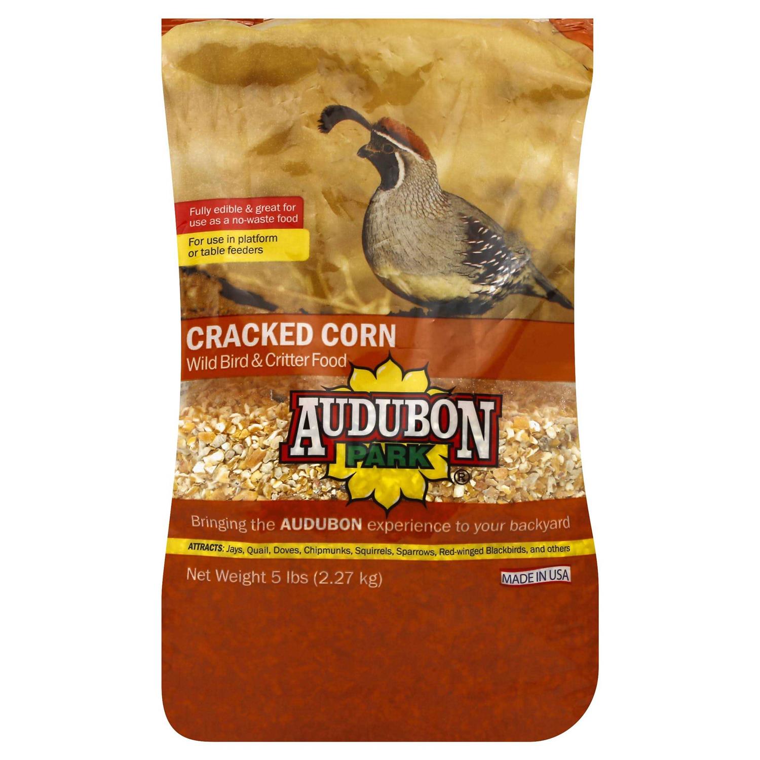 Audubon Park Cracked Corn Wild Bird & Critter Food - Healthber