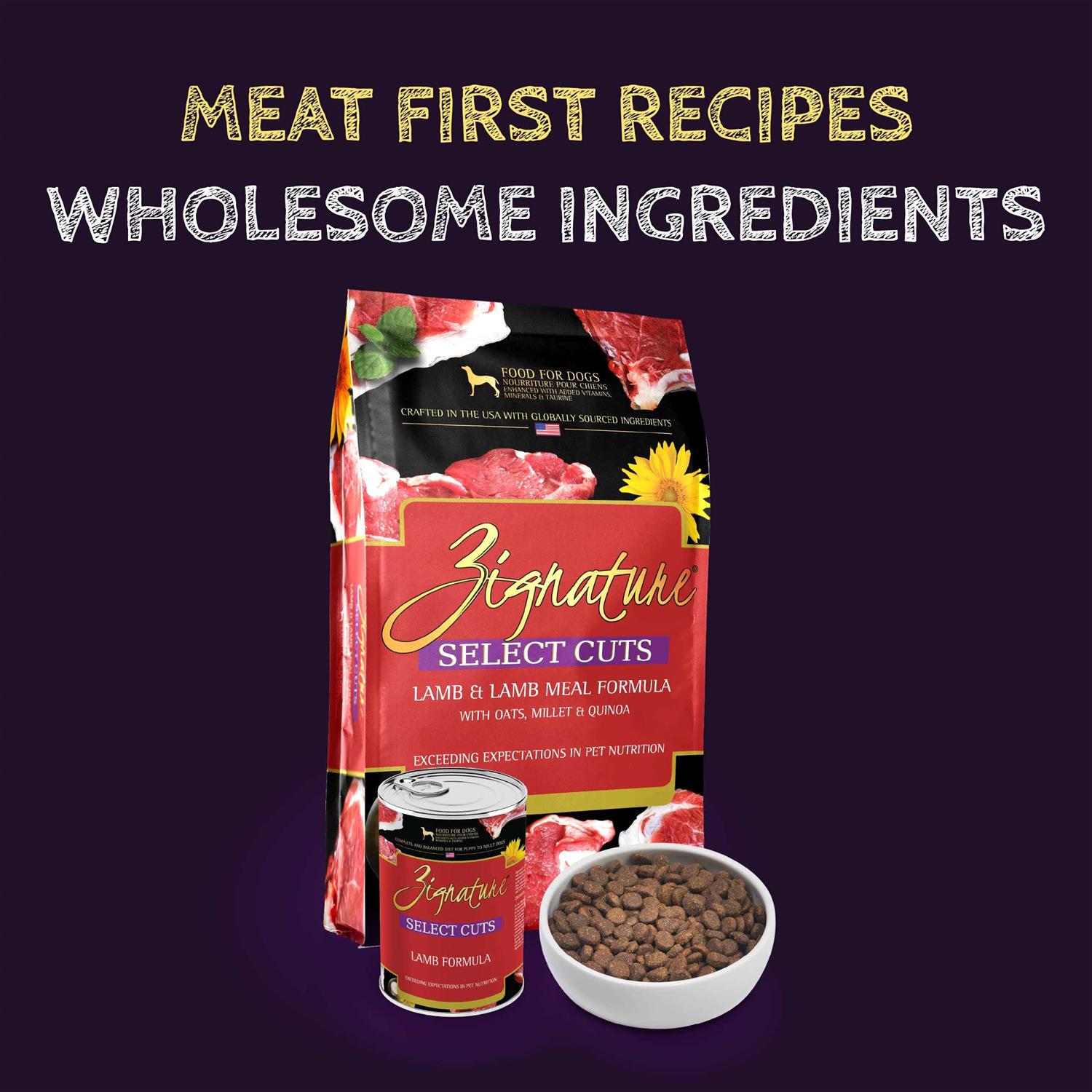 Zignature Select Cuts Lamb Formula Dry Dog Food - Healthber