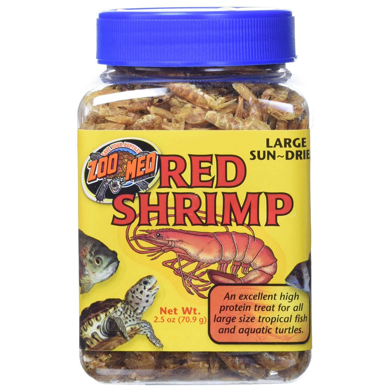 Zoo Med Large Sun-Dried Red Shrimp - Healthber