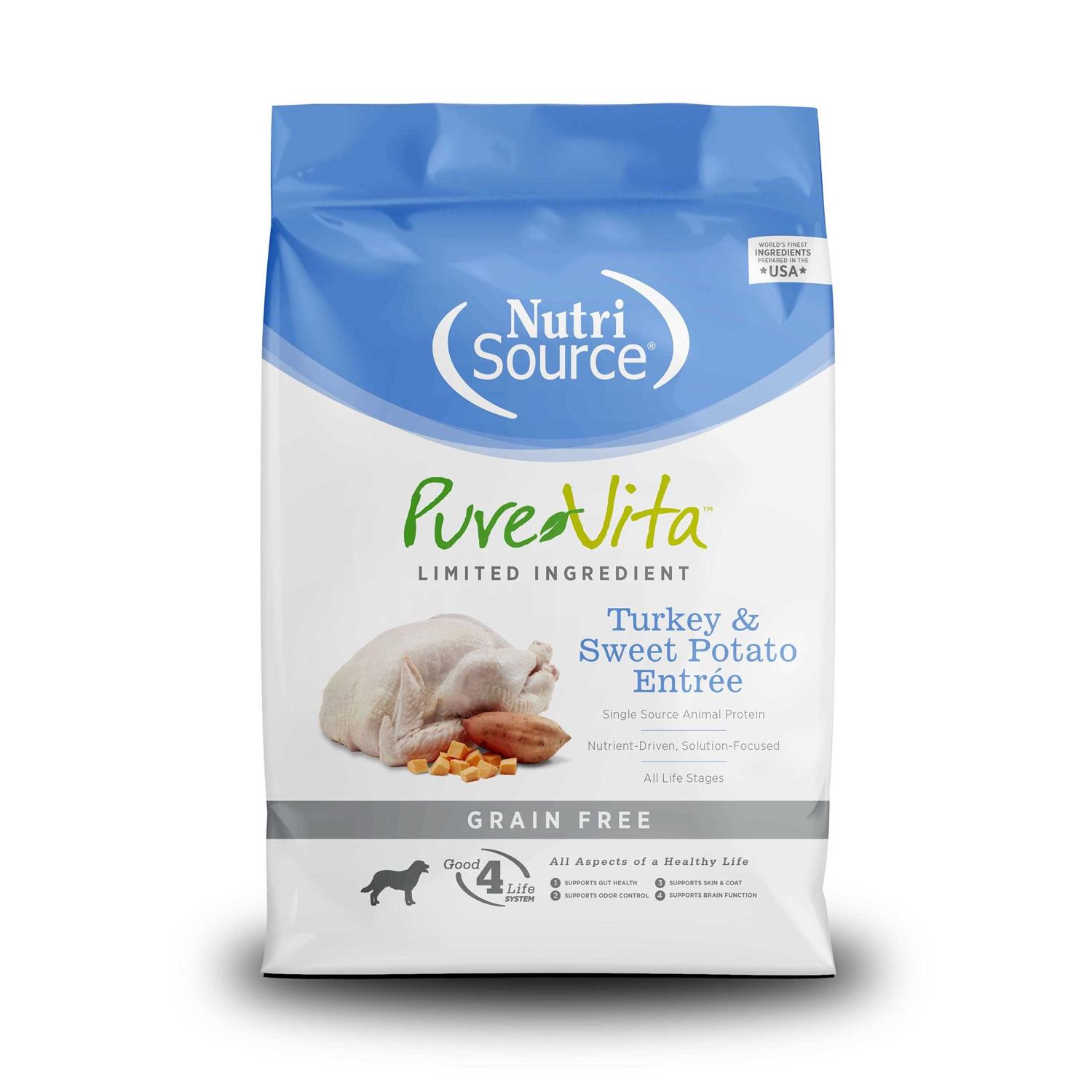 PureVita Grain Free Turkey & Sweet Potato Dog Food - Healthber