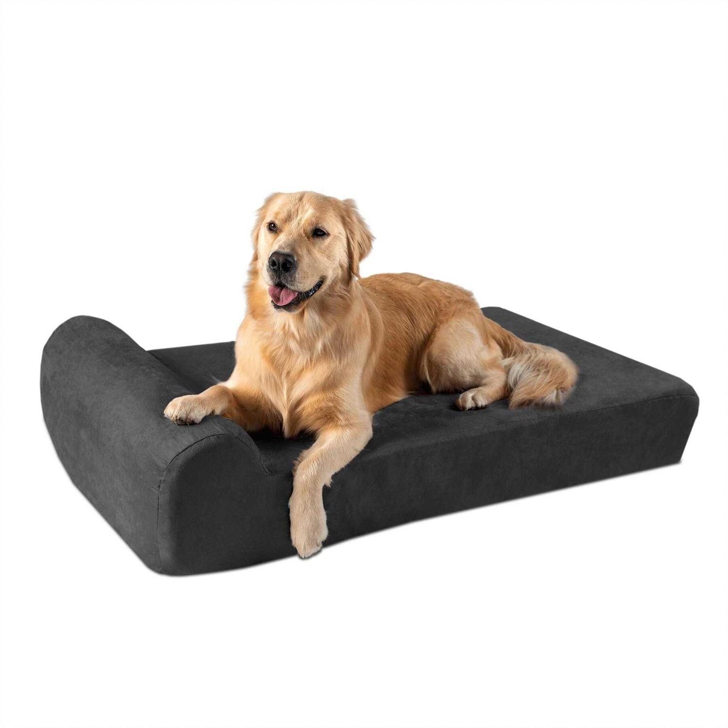 Big Barker Headrest Pillow Top Orthopedic Dog Bed - Healthber