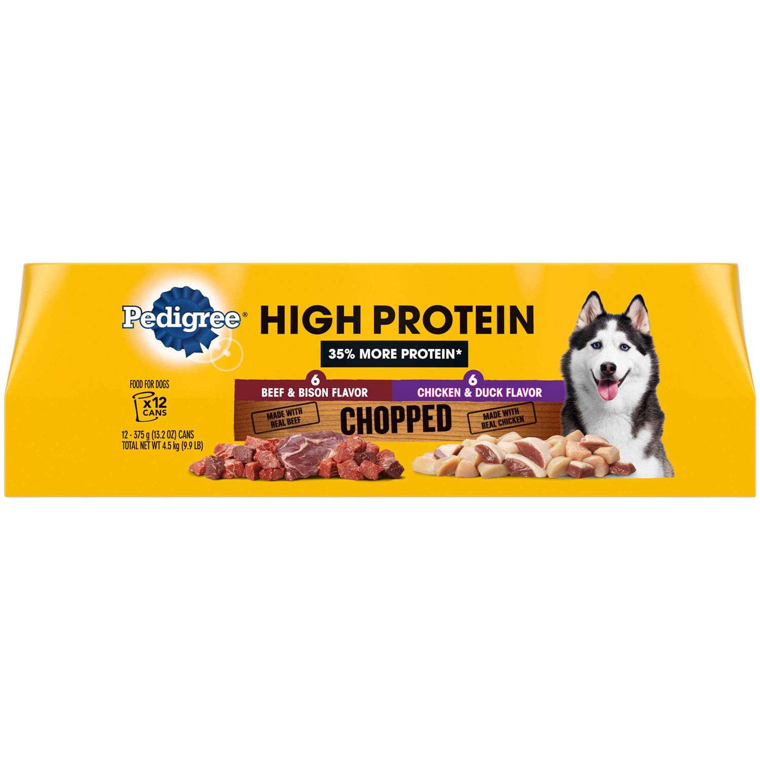 Pedigree High Protein Chopped Wet Dog Food Variety Pack - Healthber