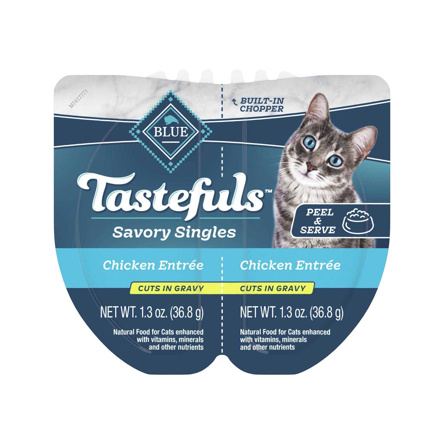 Blue Buffalo Tastefuls Savory Singles Wet Cat Food - Healthber