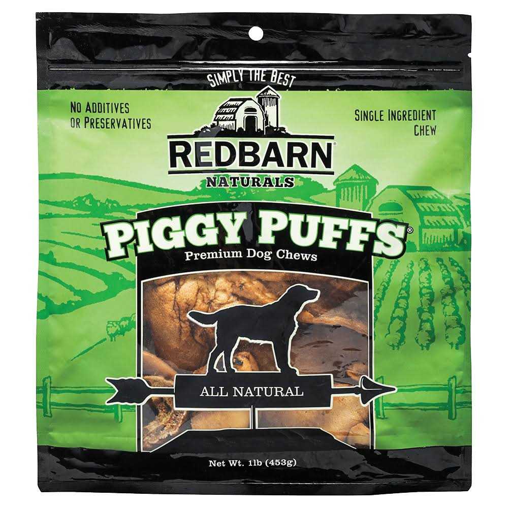 Redbarn Piggy Puffs Dog Treats - Healthber