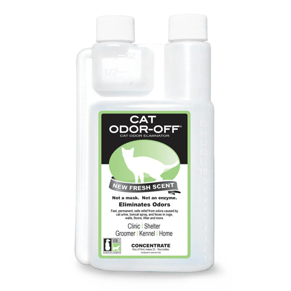 Cat Odor-Off Concentrate, Fresh Scent, 16 oz - Healthber