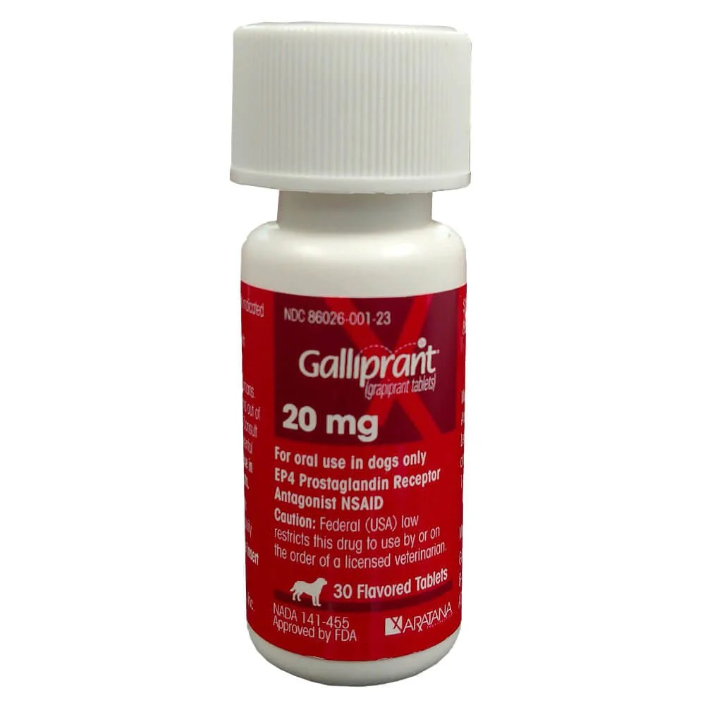 Rx Galliprant (Grapiprant) Tablets for Dogs - Healthber