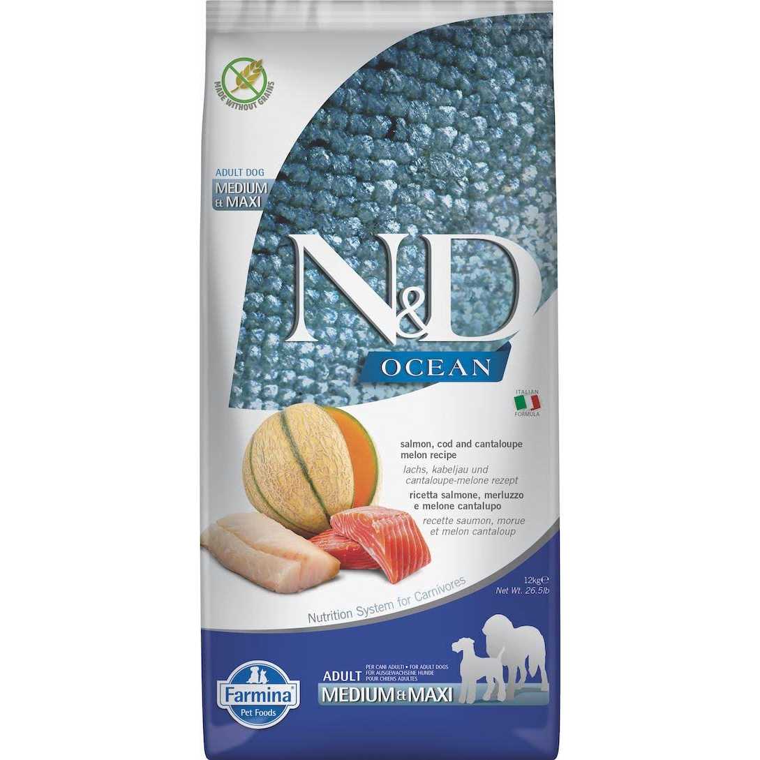 Farmina N&D Pumpkin Boar & Apple Adult Medium & Maxi Dog Dry Food - Healthber