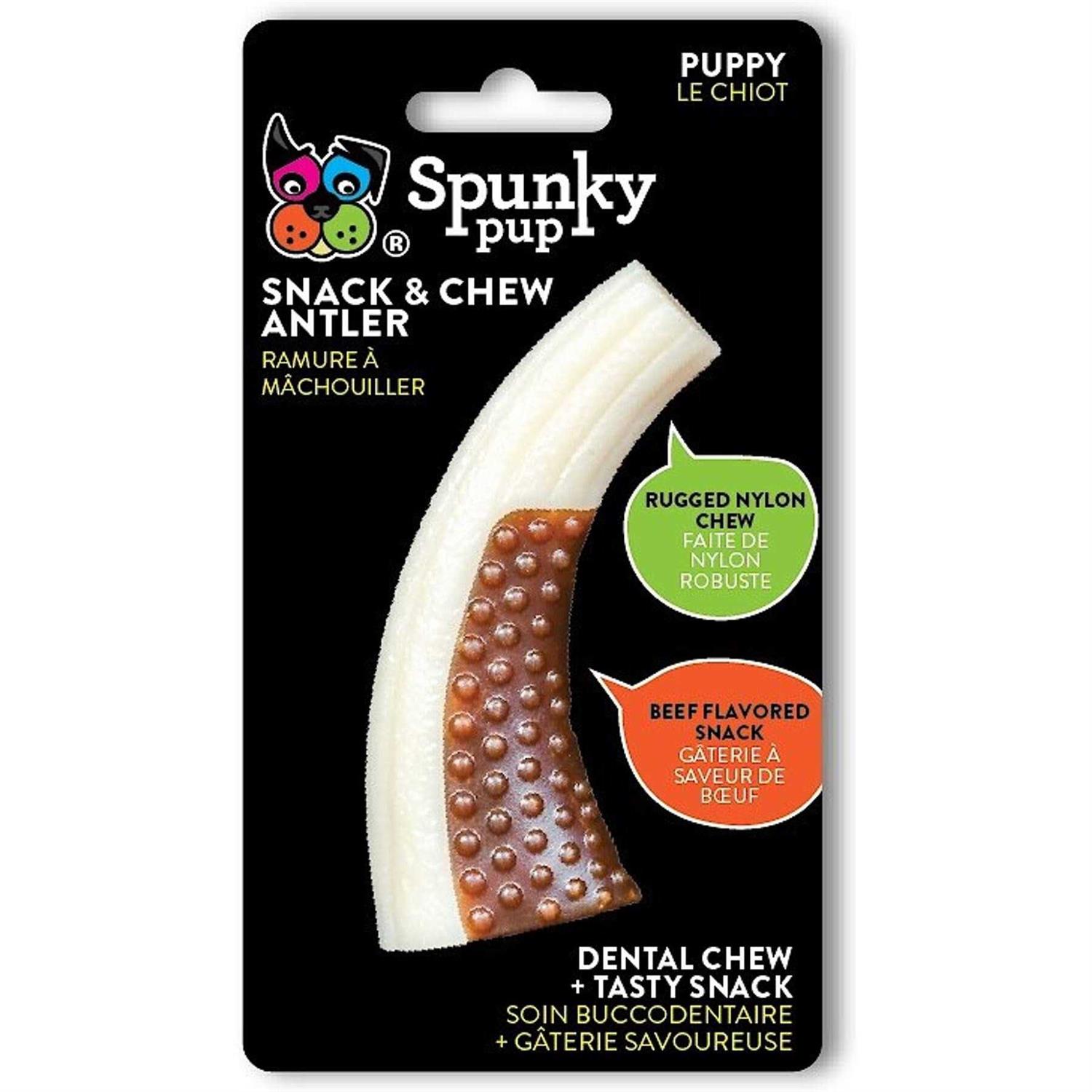 Spunky Pup Snack & Chew Antler - Healthber