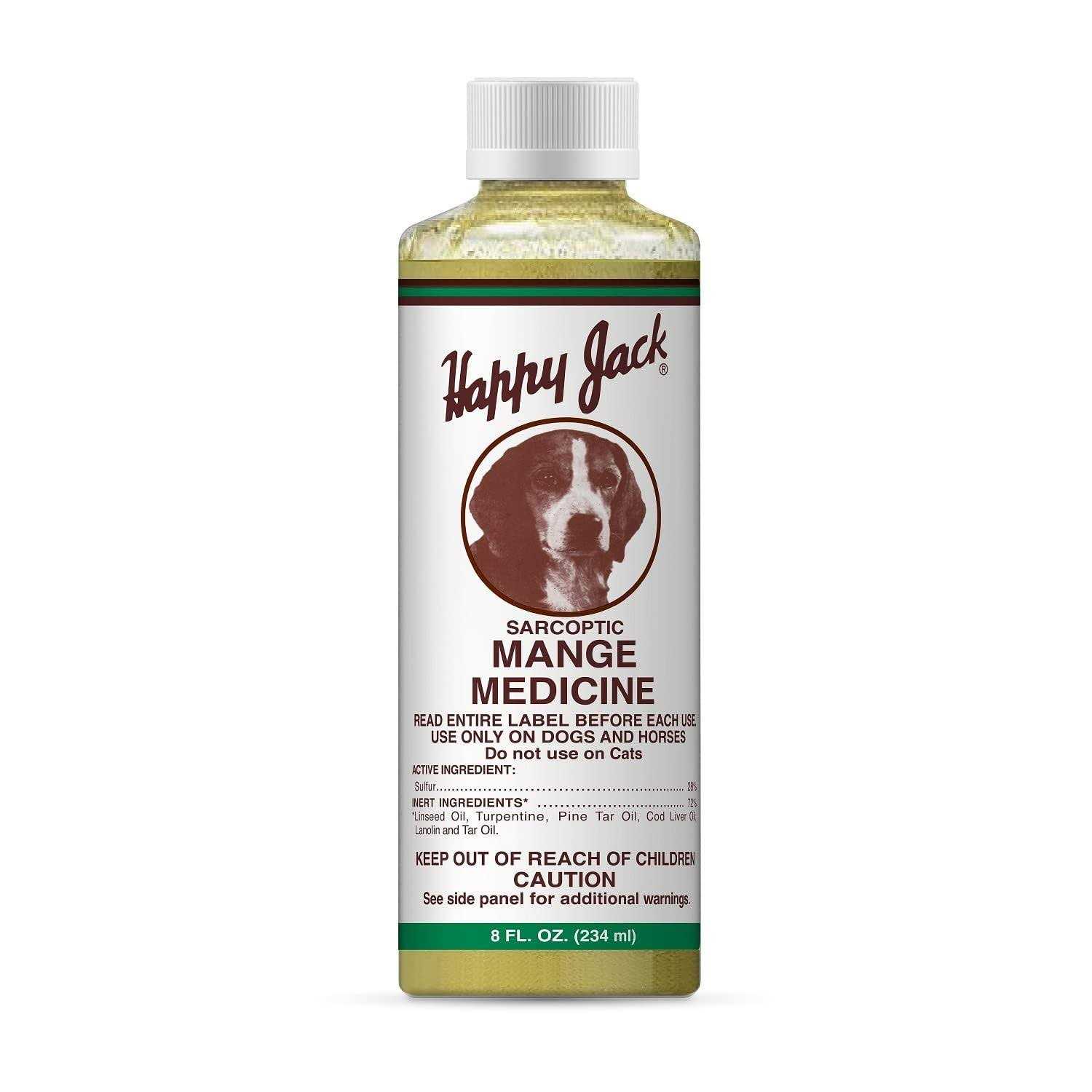 Happy Jack Mange Medicine & Mange Treatment for Dogs & Horses - Healthber