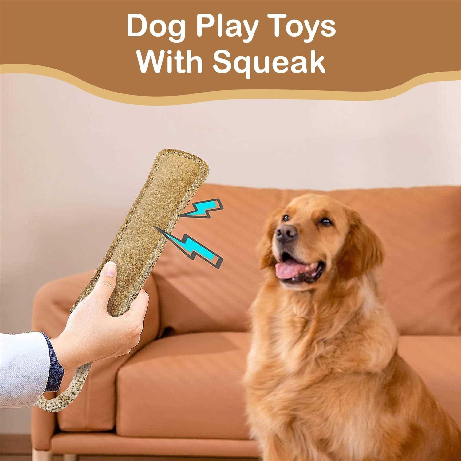Spot Dura-Fused Leather Retriever Dog Toy - Healthber
