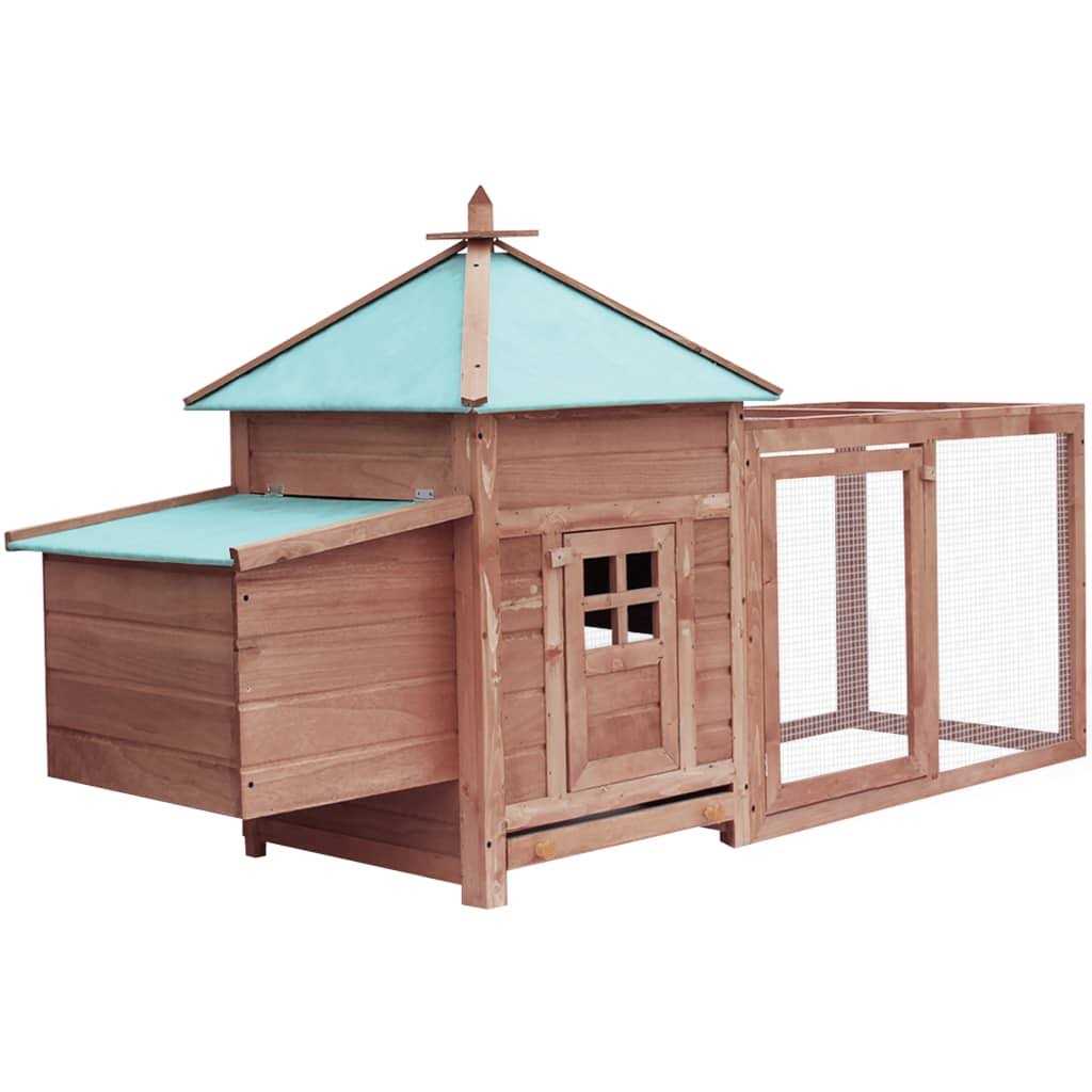 vidaXL Chicken Coop with Nest Box - Healthber