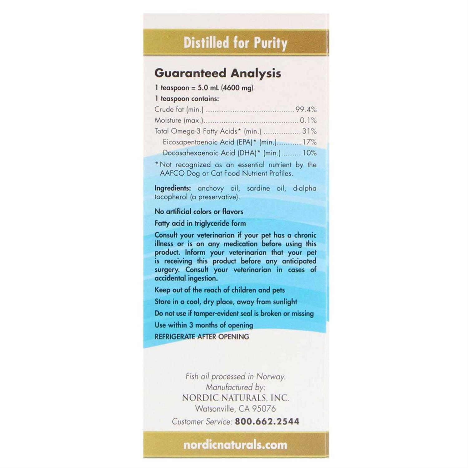 Nordic Naturals Omega 3 Pet - Healthber