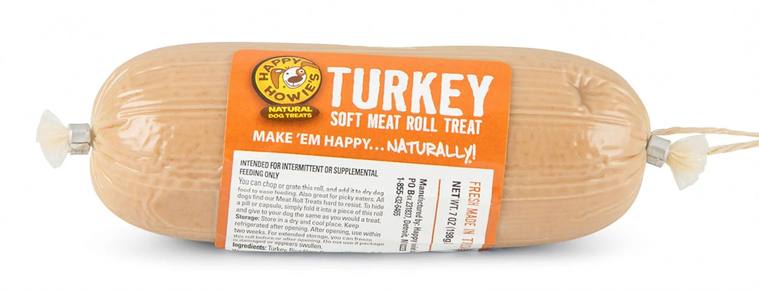 Happy Howie's Gourmet Meat Roll, Turkey - Healthber