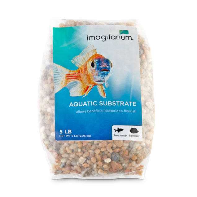 Imagitarium Frosted Black Aquarium Gravel Substrate - Healthber
