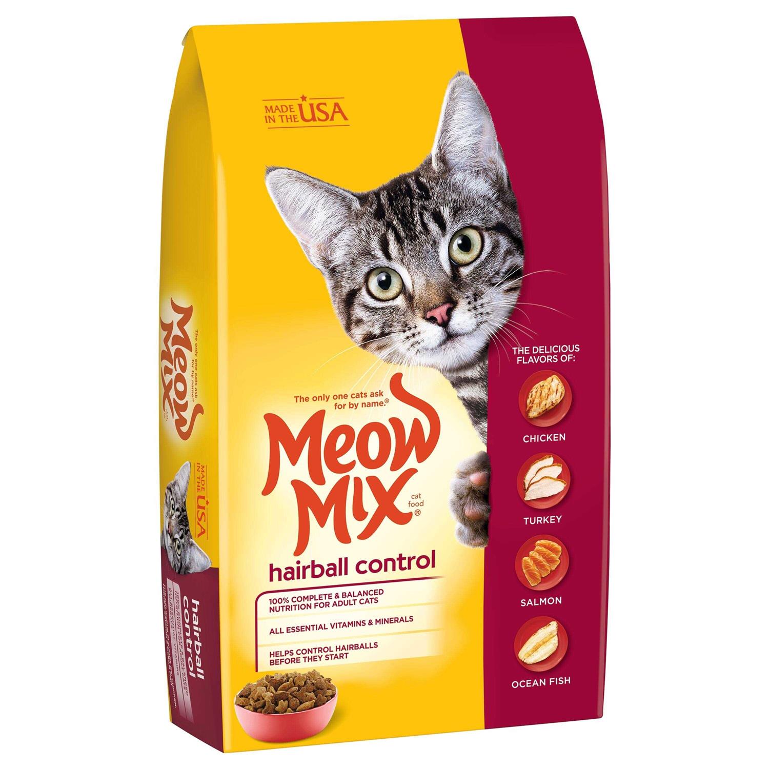 Meow Mix Hairball Control Dry Cat Food - Healthber
