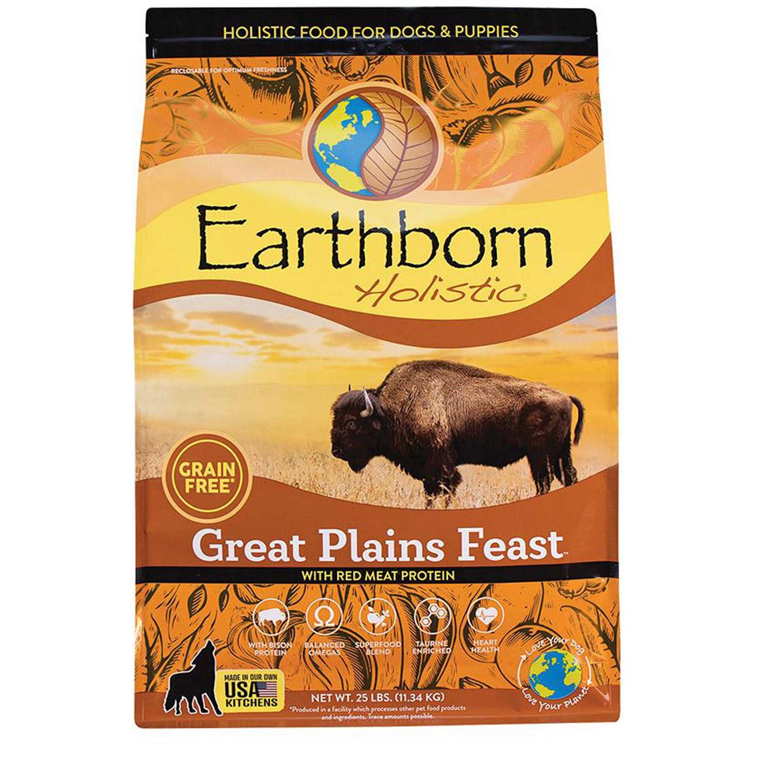 Earthborn Holistic Grain Free Great Plains Feast Dog Food - Healthber