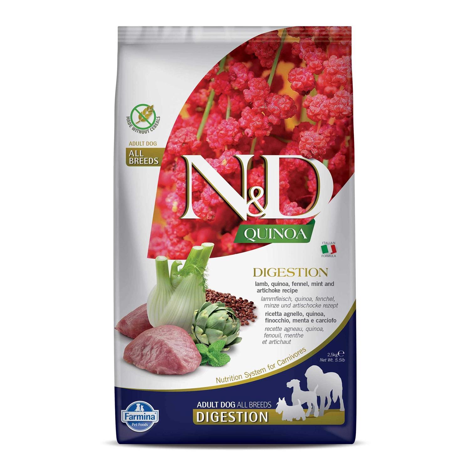 Farmina N&D Quinoa Digestion Lamb - Healthber