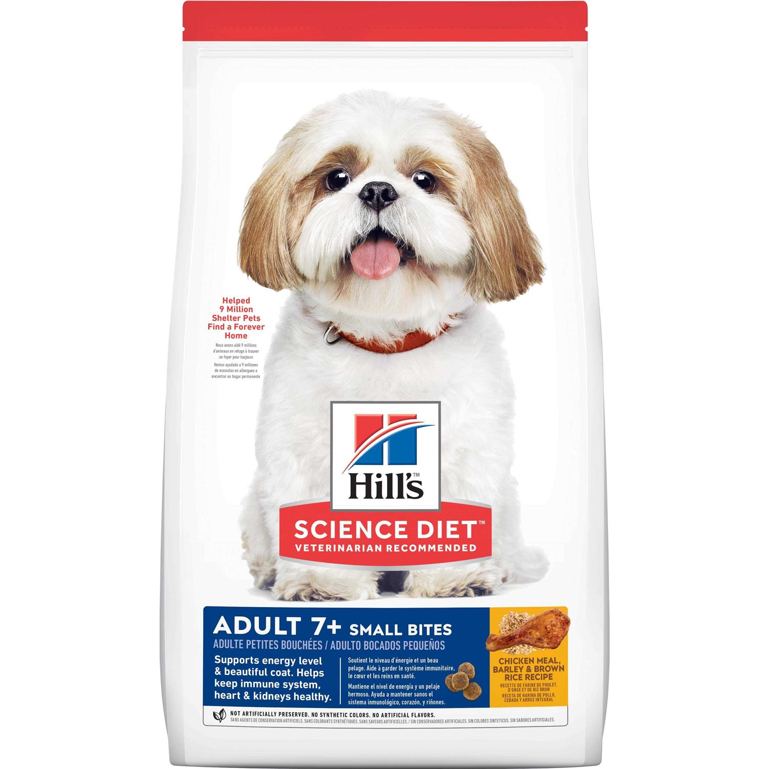 Hill’s Science Diet Adult 7+ Small Bites Chicken Meal Dry Dog Food - Healthber