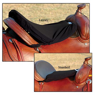 Cashel Tush Cushion (Western) Saddle Cushion, Black - Healthber