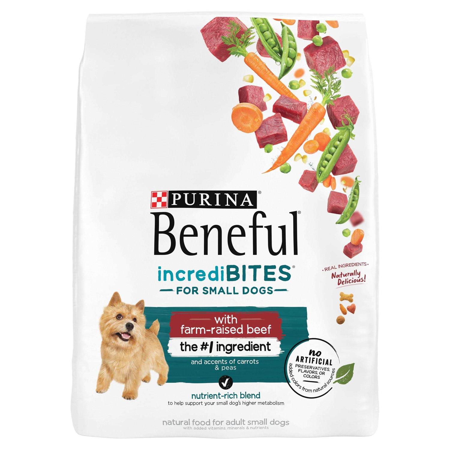 Purina Beneful IncrediBites Beef Dry Dog Food - Healthber