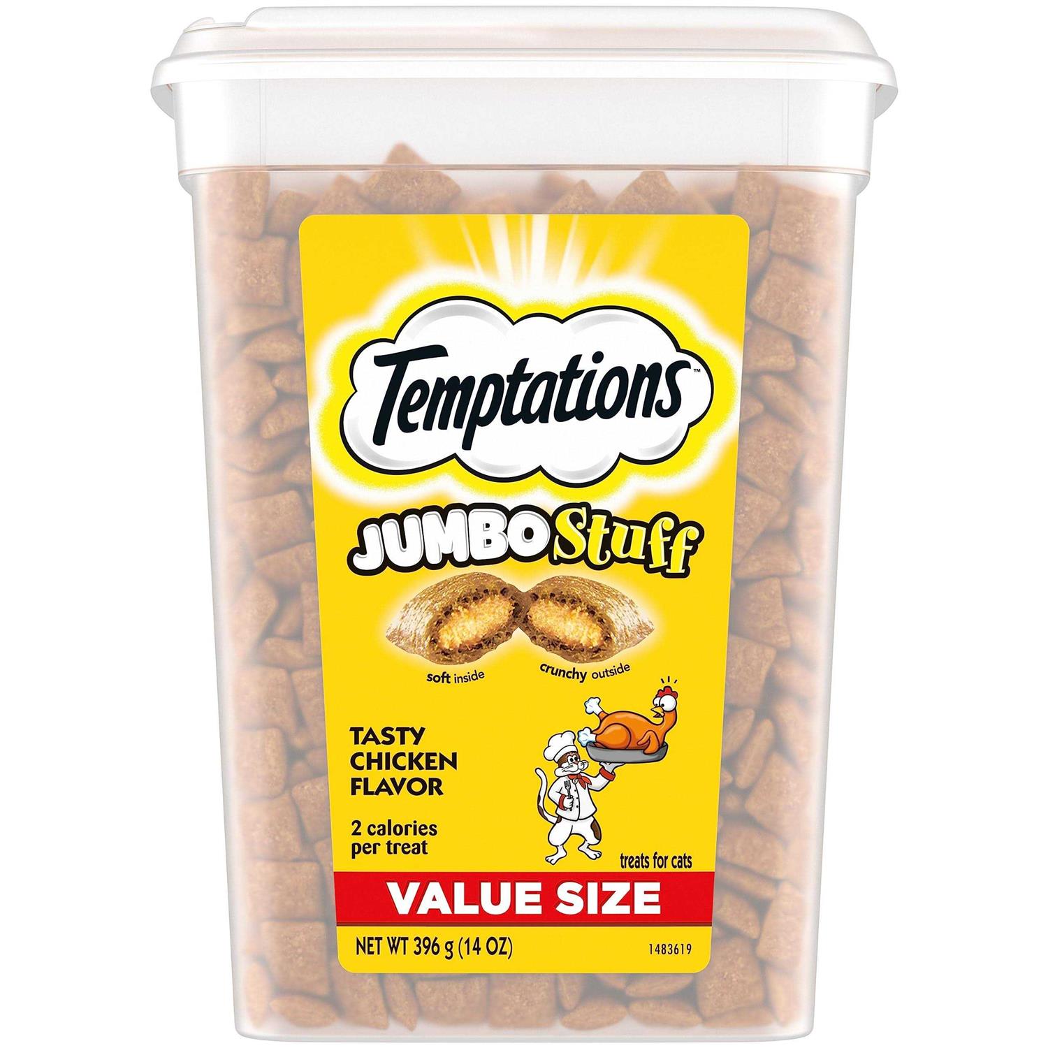 Temptations Jumbo Stuff Cat Treats - Healthber