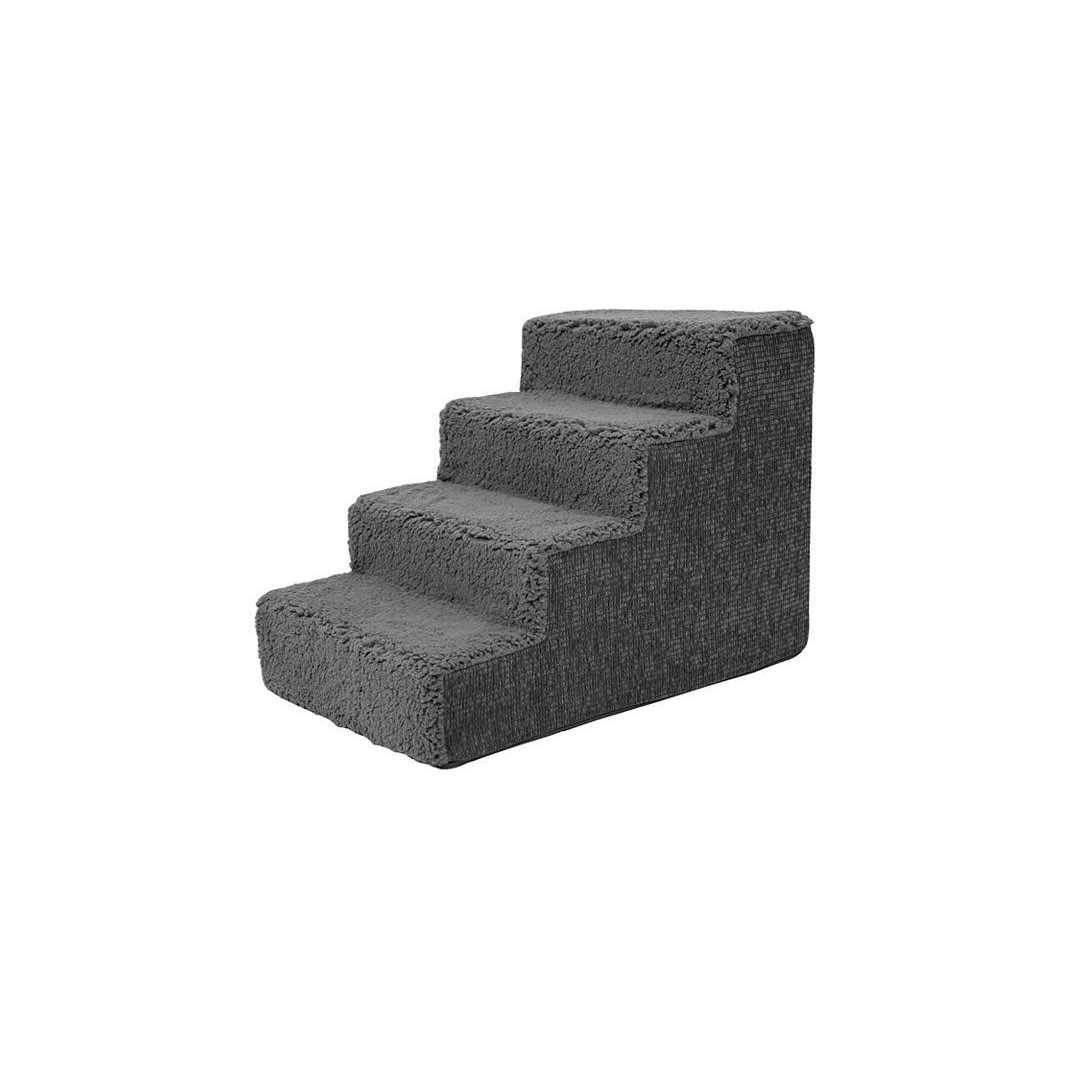 Precious Tails High Density Foam Sherpa Top Steps - Healthber