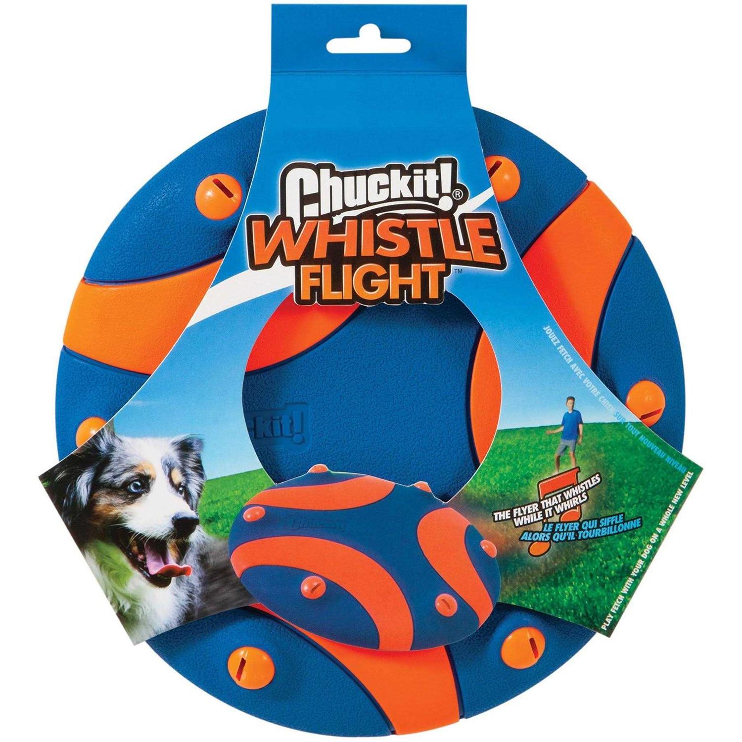 Chuckit! Whistle Flight Dog Toy - Healthber