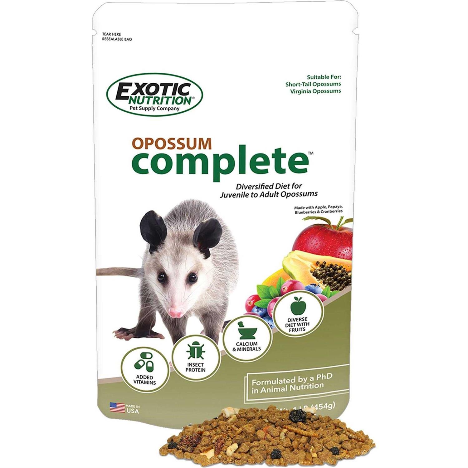 Exotic Nutrition Opossum Complete Food - Healthber