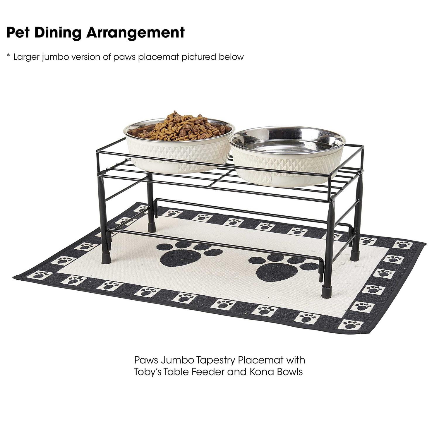 Petrageous Designs Paws Tapestry Placemat - Healthber