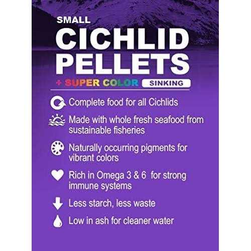 Omega One Super Color Sinking Cichlid Pellets - Healthber