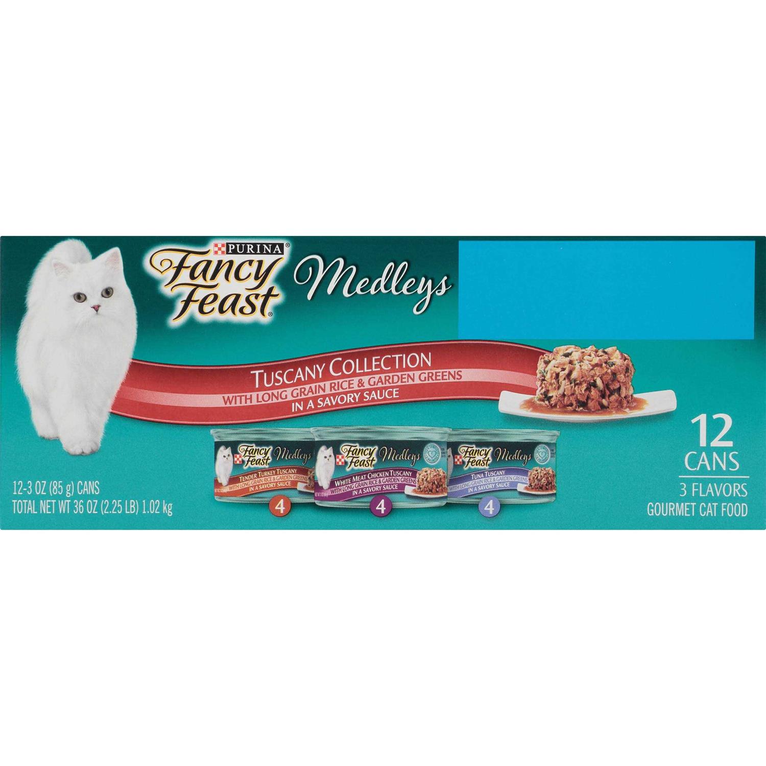 Fancy Feast Medleys Tuscany Wet Cat Food Variety Pack - Healthber