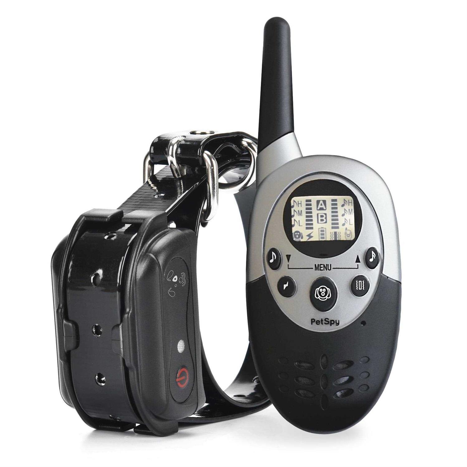 Petspy 1100 Waterproof Rechargeable Remote Training Dog Collar with Beep, Vibration and Electric Shock Dogs - Healthber