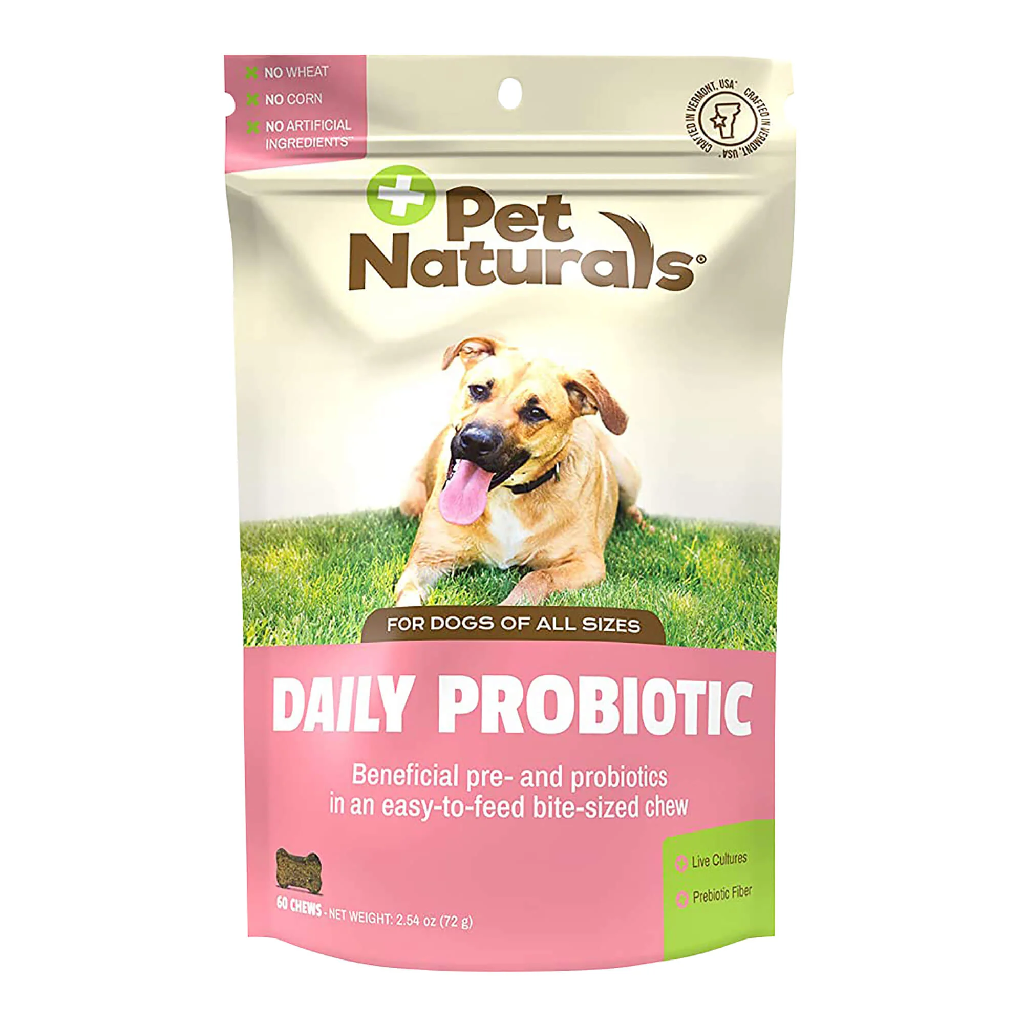 Pet Naturals Daily Probiotic Chew for Dogs, 60 ct - Healthber