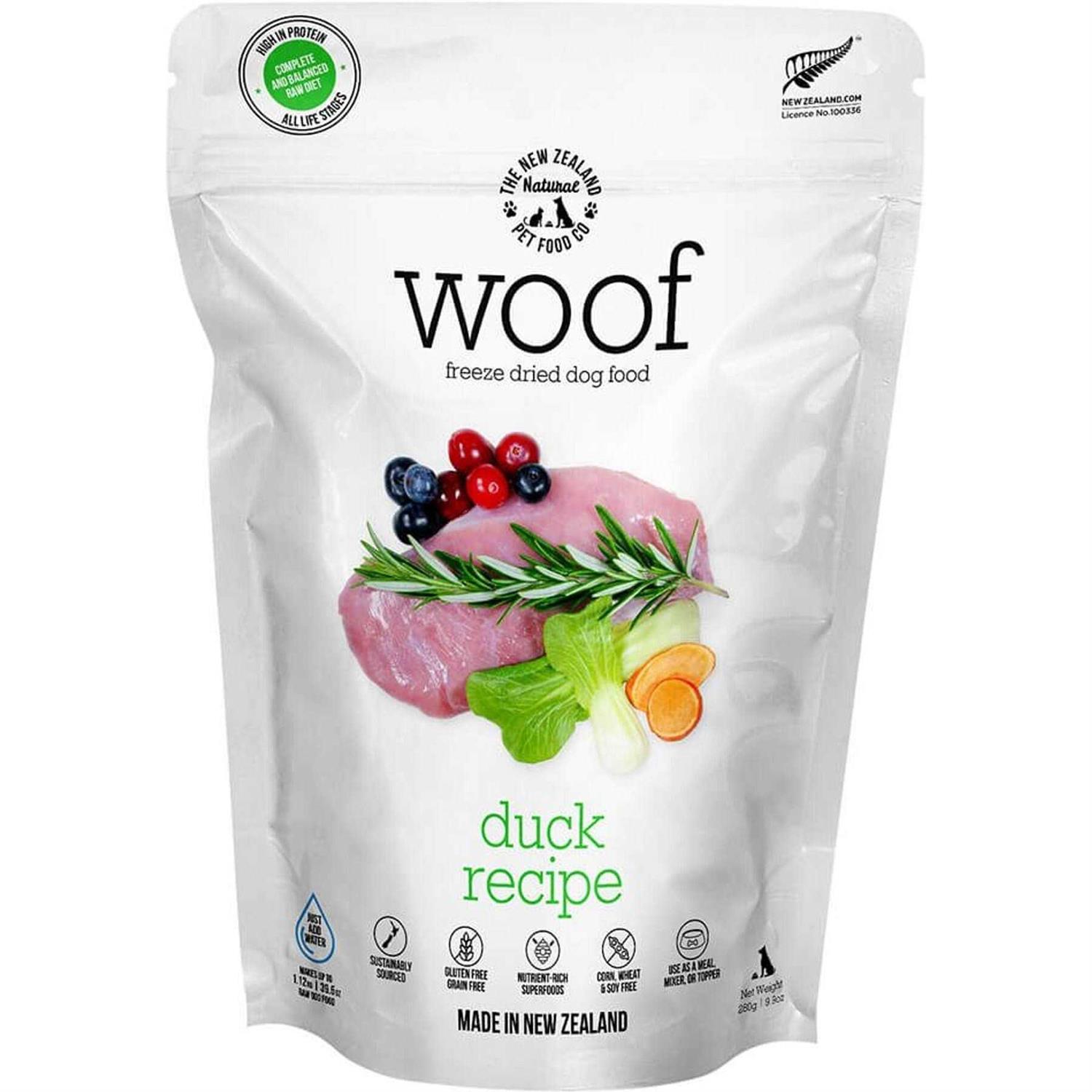 Woof Duck Freeze Dried Dog Food - Healthber