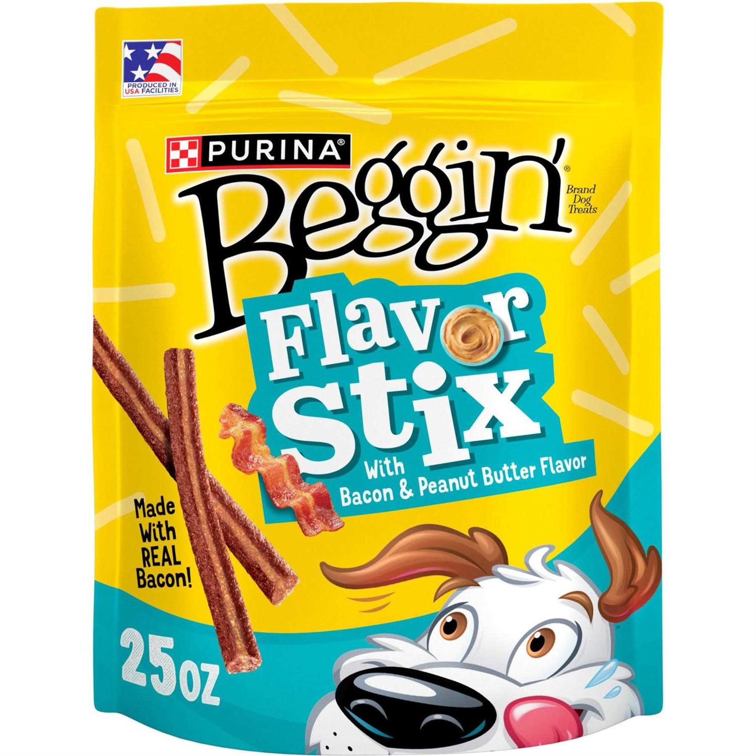 Beggin’ Dog Treat Flavor Stix with Bacon & Peanut Butter Flavor - Healthber