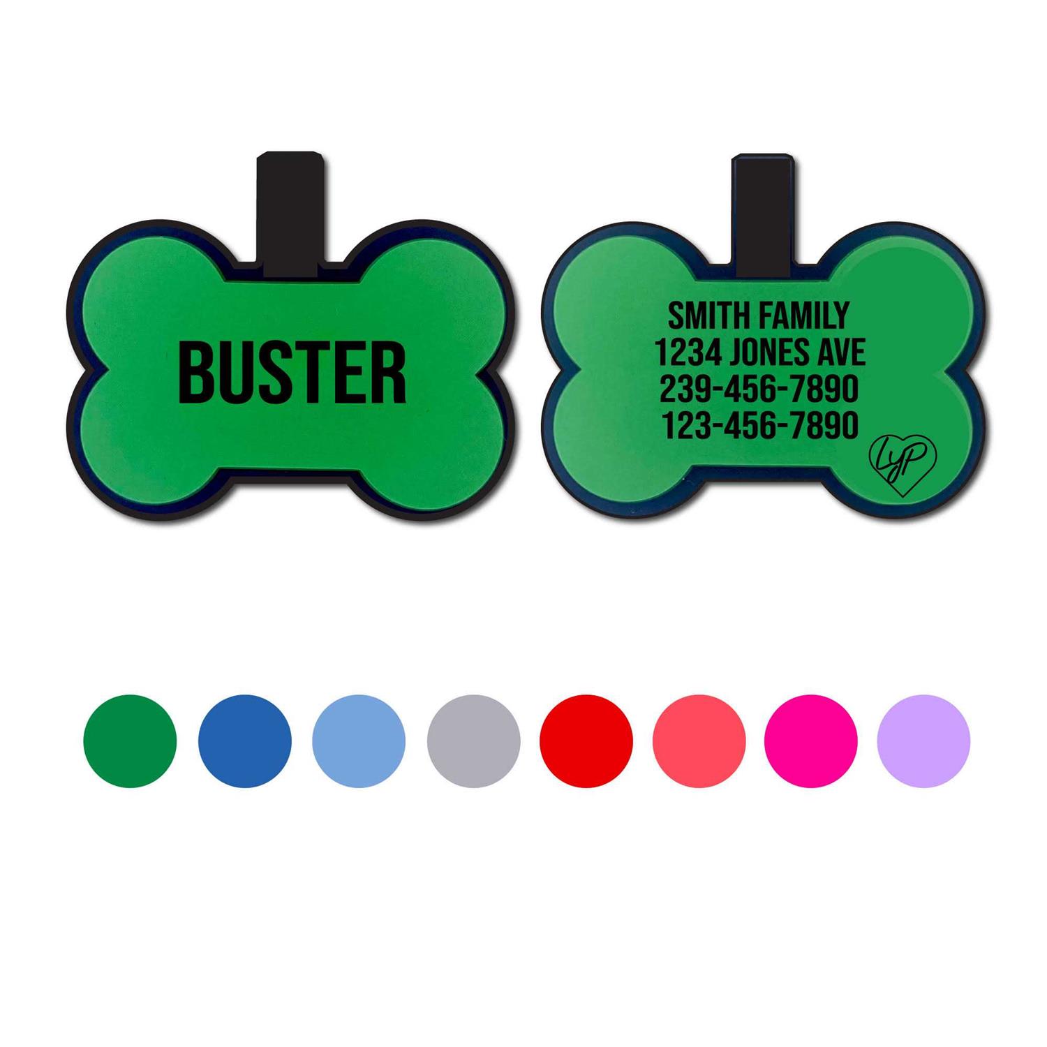 Lyp Soundless Bone Pet Id Tag Love Your Pets Largest Line of Silicone Dog Id Tags - Healthber