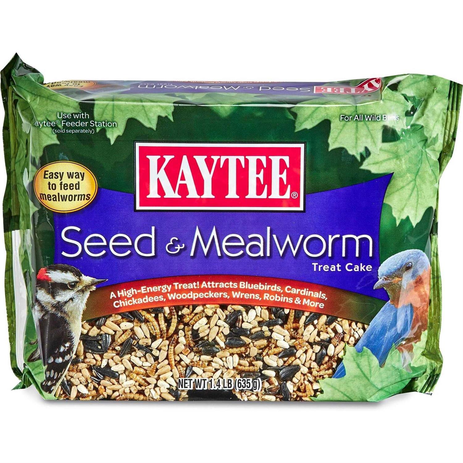 Kaytee Seed & Mealworm Cake - Healthber