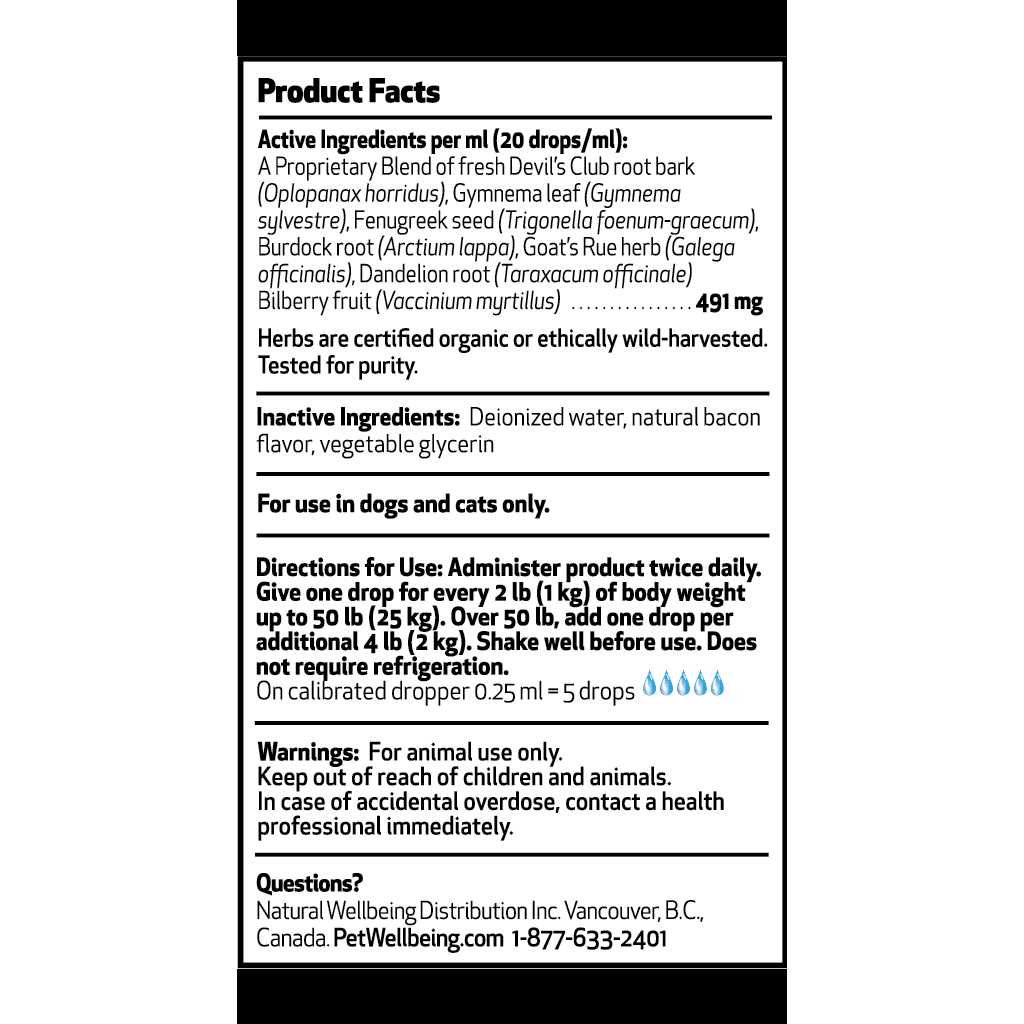Pet Wellbeing Blood Sugar Gold for Dogs - Healthber