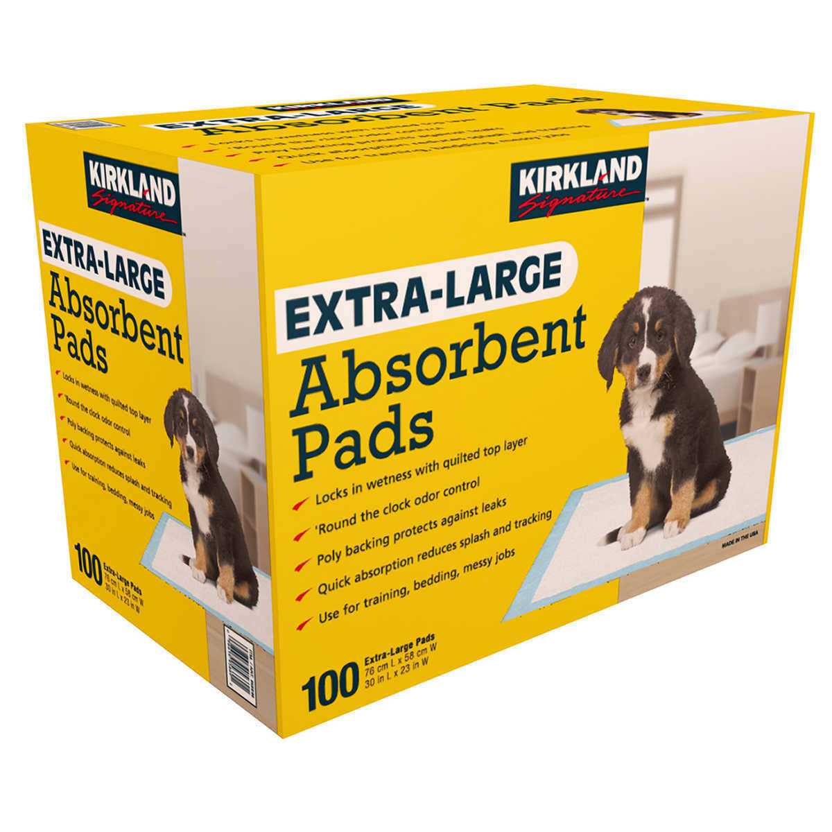 Kirkland Signature Extra-Large Absorbent Pads - Healthber