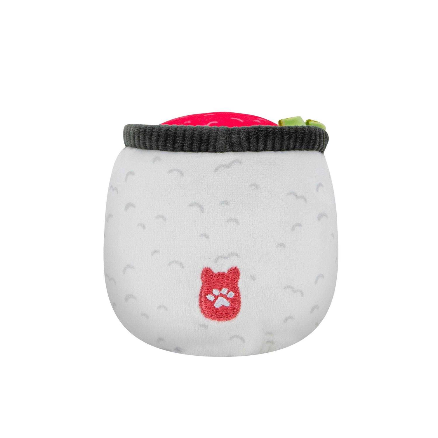 Squishmallows Squeaky Plush 2-Pack Sushi Dog Toy - Healthber