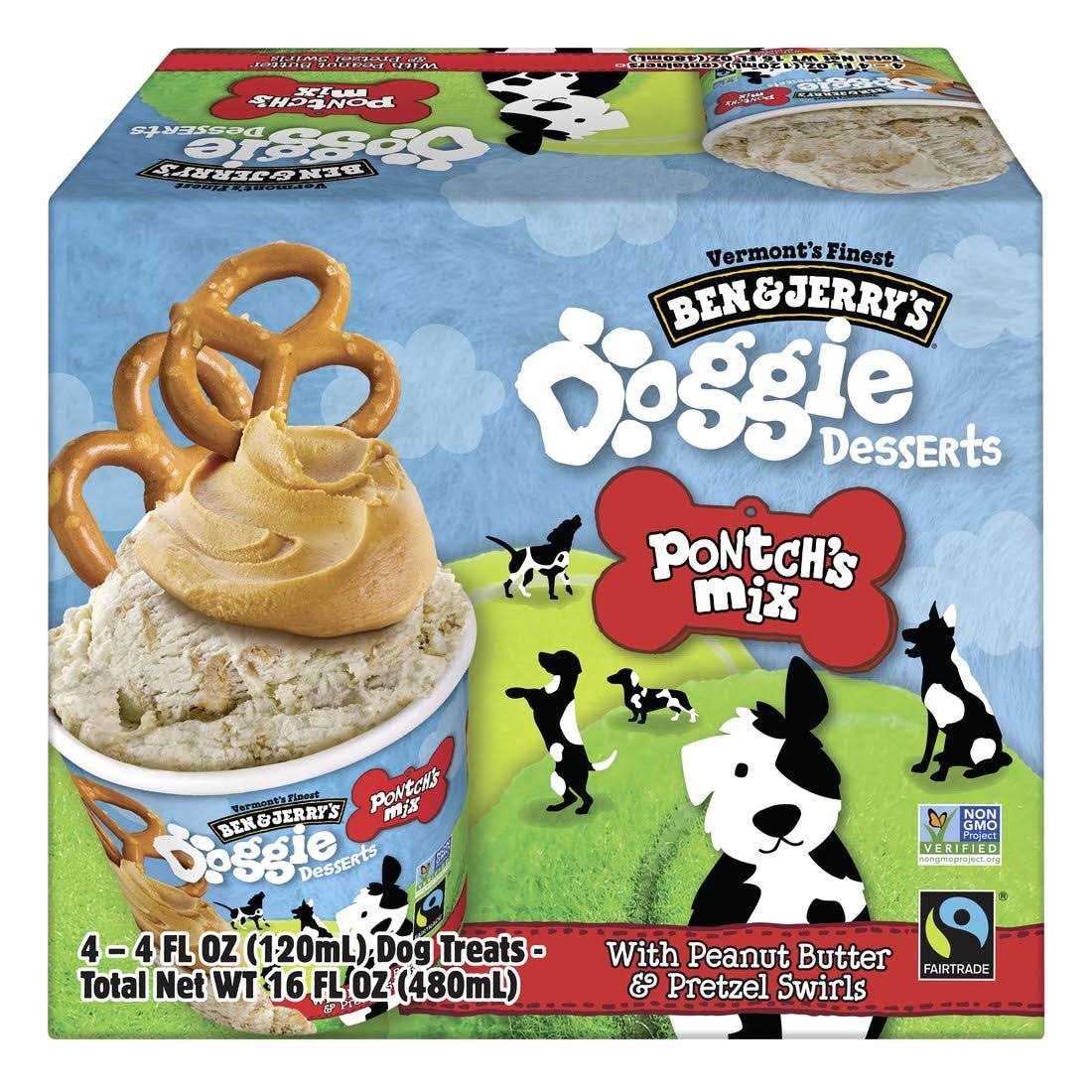 Ben & Jerry’s Pontch’s Mix Doggie Desserts Frozen Dog - Healthber