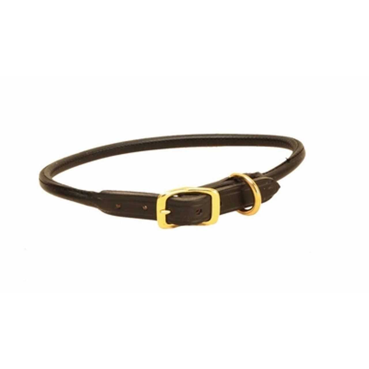Tory Leather Rolled Leather Dog Collar - Healthber