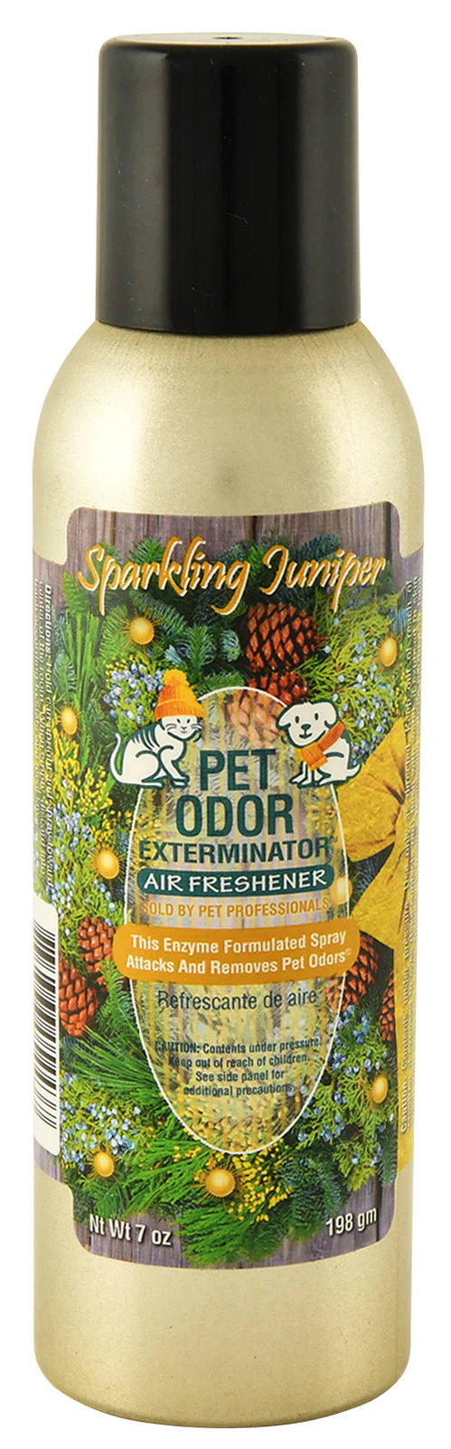 Pet Odor Exterminator Spray, Sparkling Juniper, 7 oz - Healthber