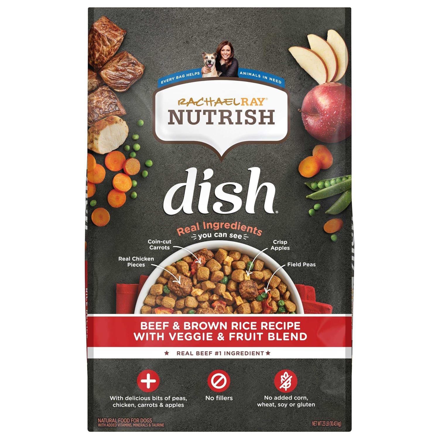 Rachael Ray Nutrish Dish Brown Rice Dog Food - Healthber