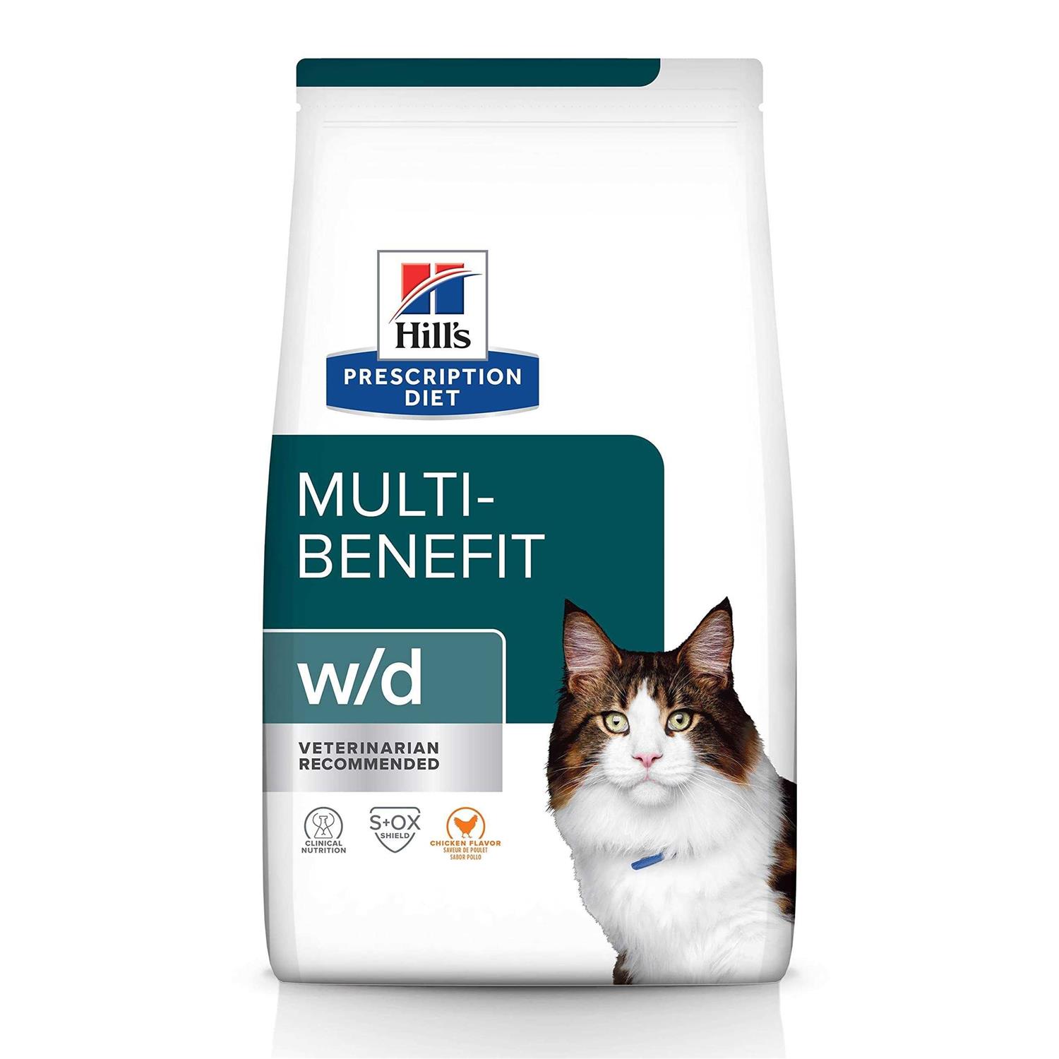 Prescription Diet w/d Digestive/Weight Management Feline Dry Food - Healthber
