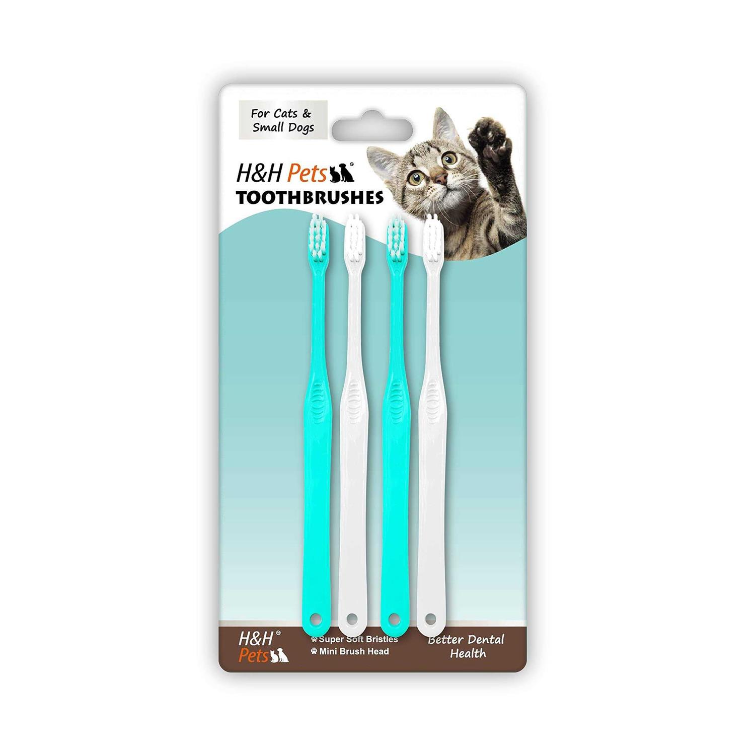 H&H Pets Dog Toothbrushes from Large to Small Best Professional Dog Cat Toothbrush Series with Many Design & Size - Healthber