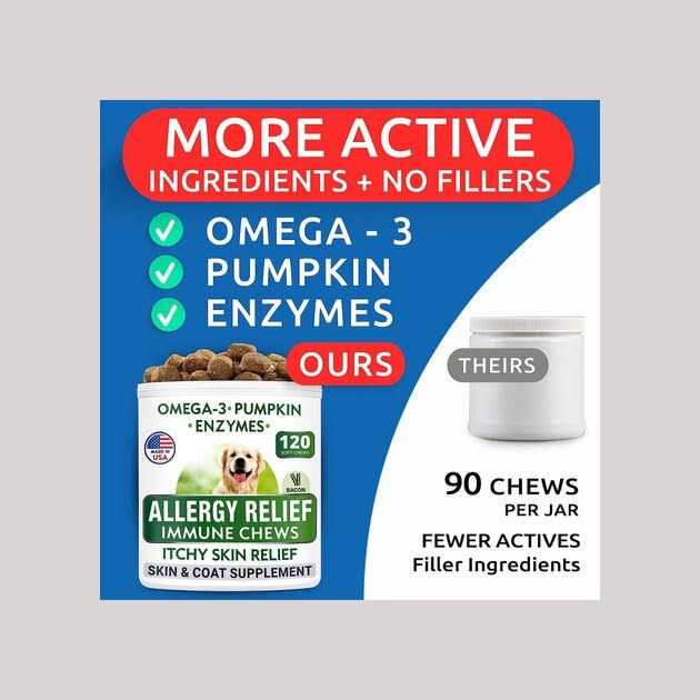 Bark&spark Allergy Relief Immune Chews Itchy Skin Relief - Healthber
