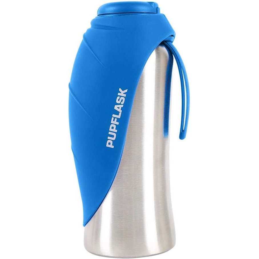 Tuff Pupper PupFlask Large Dog Water Bottle 27 or 40 OZ Stainless Steel - Healthber