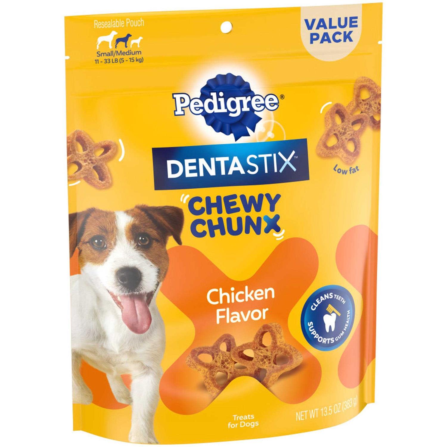Pedigree Dentastix Chewy Chunx Chicken Flavour 68g - Healthber